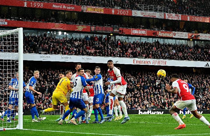 Hasil Turnamen Inggris: Arsenal Memenangkan 2-0 berhadapan dengan Brighton, Gabriel Jesus dan juga Kai Havertz Cetak Gol