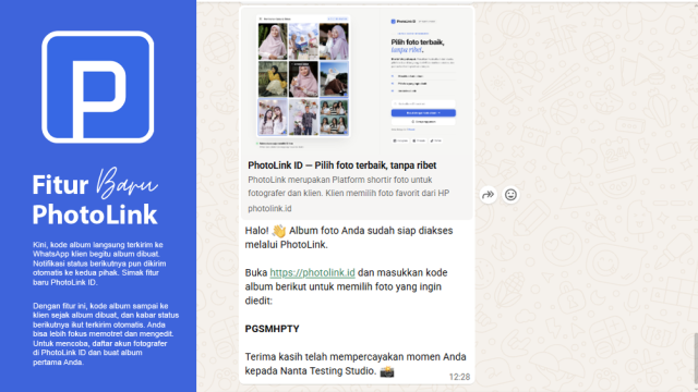Fitur Baru PhotoLink ID